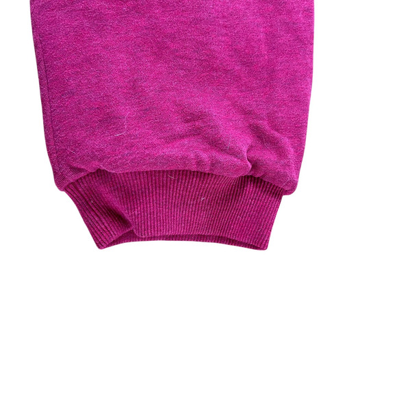 L.L. Bean Sherpa Fleece Lined Sweatpants Red Cranberry Heather Size Extra Large - Picture 4 of 9